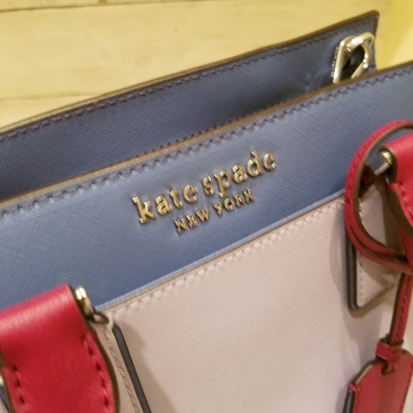 KATE SPADE CAMERON MEDIUM SATCHEL BAG FROZEN LILAC - Picture 3 of 10